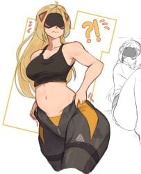 1girls 2026 blonde_hair bottom_heavy fellcavte hidden_eyes hoyoverse tagme thick thick_thighs trigger_(zenless_zone_zero) wide_hips zenless_zone_zero