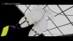 1girls ass ass_focus big_ass big_breasts female female_focus female_only grey_hair huge_ass j_(murder_drones) murder_drones pussy robot silver2299 tagme twerking video yellow_eyes
