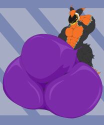 absurd_res animal_genitalia anthro arc balls big_balls big_bulge big_sheath bulge fur genitals heftytotem hi_res huge_balls huge_bulge huge_sheath hyper hyper_balls hyper_bulge hyper_genitalia hyper_sheath machine male male_focus male_only muscular muscular_anthro muscular_male protogen protogen_visor sheath simple_background solo