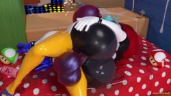 1futa 1girls 2023 3d 3d_animation animated ass bed bedroom big_breasts big_butt black_body black_eyes bob-omb bob-ombette bomb breasts breedable_hips character_request continue_after_cum continuous_ejaculation cum cum_in_pussy cum_inside futa_on_female futanari mario_(series) medium_breasts mesmerizing_ass nintendo nipples pussy shorter_than_10_seconds shy_gal sound super_mario_bros. tagme vagina vaginal_penetration vaginal_sex veiny_balls video wyerframez