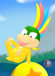 koopaling lemmy_koopa male_only mario_(series) nintendo nude penis shell-less solo tribaldragon video_games