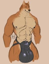 abs alpha_and_omega animal_genitalia animal_penis anthro ass balls biceps big_balls big_bulge big_muscles big_penis big_sheath bulge canid canine canine_genitalia canis clothed clothing detailed_bulge digital_media_(artwork) feralclaw fur garth_(alpha_and_omega) genitals hair hi_res huge_balls huge_bulge huge_cock huge_sheath hyper hyper_balls hyper_bulge hyper_genitalia hyper_penis hyper_sheath jockstrap jockstrap_bulge jockstrap_only knot latex latex_clothing latex_jockstrap latex_legwear latex_skinsuit latex_underwear legwear looking_at_viewer male male/male mammal musclegut muscles muscular muscular_anthro muscular_male nipples nude pecs penile penis presenting presenting_hindquarters sheath simple_background skinsuit smile solo tail teeth tight_clothing topless underwear underwear_only wolf