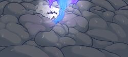 1girls black_pearl_cookie blob candy candy_slime cookie_run cookie_run_kingdom feeding female gem_mermaid mermaid obese obese_female scarletpest slime ssbbw sweat sweating
