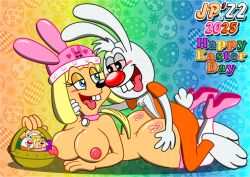 all_fours animated anthro big_breasts blue_eyes blush brandy_and_mr._whiskers brandy_harrington breasts canine clothed clothing cum disney disney_channel doggy_style easter erection female from_behind fur furry furry_only holidays interspecies jaimeprecoz2 lagomorph male mammal mr._whiskers nipples open_mouth penetration penis pink_nipples pussy rabbit sex straight teeth tongue tongue_out toon_disney vaginal_penetration
