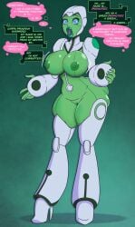 1girls alternate_version_available aya_(green_lantern) big_lips bimbo bimbo_body bimbo_lips bimbofication blue_eyes blue_sclera brainwashed brainwashing breasts breasts_out clothed_exposure corruption dc dc_comics dialogue exposed_breasts exposed_pussy f1girl female female_focus female_only fembot femsub fleshlight_mouth green_body green_lantern_(series) green_lantern_corps green_lipstick green_skin hacking heels high_heels huge_ass huge_breasts identity_death mind_control nipples nude open_mouth puckered_lips pussy pussy_out robot robot_girl skindentation slutification solo spiral_eyes standing symbol_in_eyes tagme tech_control text thick_thighs transformation virus wide_hips wrenzephyr2