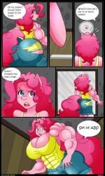 abs ass autumnmelody biceps big_ass big_breasts big_muscles breasts female hair huge_breasts large_ass large_breasts large_muscles muscles muscular muscular_arms muscular_female muscular_legs muscular_thighs my_little_pony pecs pink_hair pinkie_pie_(mlp)