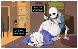 deltarune deltarune_chapter_4 feetplap kris_(deltarune) sans sans_(deltarune) toriel undertale_(series)