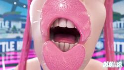 1girls 3d_animation big_lips buchukisu capcom female female_only harulunava kissing manon_legrand pink_hair pink_lips pov_kiss sl0bb3r sound street_fighter_6 tagme video