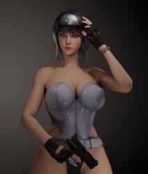 kusanagi motoko from ghost in the shell by soboro
