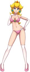 princess peach from mario (series) by zelc-face
