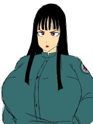 breasts dragon_ball female female_only huge_breasts jpg mai_(dragon_ball) momiji_(artist) solo tagme twitter_link