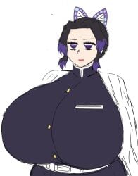 breasts female huge_breasts jpg kimetsu_no_yaiba kochou_shinobu momiji_(artist) tagme twitter_link