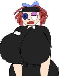 breasts female huge_breasts jpg momiji_(artist) ragatha_(the_amazing_digital_circus) tagme the_amazing_digital_circus twitter_link