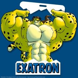abs biceps cheetah cooner feline male muscles muscular muscular_arms muscular_male pecs tail
