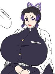 breasts female huge_breasts jpg kimetsu_no_yaiba kochou_shinobu momiji_(artist) tagme twitter_link