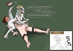 absurd_res anthro balls begging blush bodily_fluids bondage bondage bound breasts claws cum cum_on_face desperation dialogue dominant dominant_female dragon duo eastern_dragon edging ejaculation erection faceless_character faceless_male female fur genital_fluids genitals hair hands-free hands_behind_back hands_tied hi_res horn human human_on_anthro interspecies laid_down lying male male/female mammal mythological_creature mythological_scalie mythology nude on_back onomatopoeia orgasm orgasm_denial penile penis pent_up playing_with_penis precum restraints scalie sex shaking simple_background sitting sitting_on_another smile sound_effects speech_bubble spontaneous_ejaculation spreader_bar stroking_penis submissive submissive_male surprise surprised_expression tail temnelc text white_dragon_(mahjong_soul)