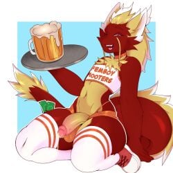 alcohol anthro asian_mythology beer beverage blonde_hair bodily_fluids body_hair clothing crop_top cum cum_drip cum_on_penis digital_drawing_(artwork) digital_media_(artwork) digitigrade dragon dripping east_asian_mythology eastern_dragon erection femboy fingers fluffy fluffy_ears fluffy_hair fluffy_tail footwear fur genital_fluids genitals gimnie hair hi_res holding_object horn humanoid_genitalia humanoid_penis legwear looking_at_viewer male mammal money multicolored_body multicolored_fur multicolored_hair mythological_creature mythological_scalie mythology nude penile penis purple_eyes red_body red_hair scalie shirt shoes simple_background smile sneakers solo tail tail_tuft thigh_highs thong topwear tuft underwear vitamin_c_(forwardpickup) whiskers white_body white_fur yellow_body yellow_fur
