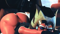 1boy 1boy1girl 1girls 3d 3d_animation ahsoka_tano alien alien_girl alternate_version_available anakin_skywalker animated ass athletic_female bent_over bubble_butt female from_behind glowing_eyes human human_penetrating light-skinned_male light_skin male male/female nithes sex star_wars tagme