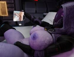quarian from mass effect by plvgueart