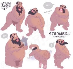 angry angry_expression angry_face axe bara bara_ass beard big_mouth brown_body brown_cock brown_dick brown_dildo brown_eyes brown_nipples brown_skin chub chubby chubby_belly chubby_male cock dick different_expressions dildo disney expressions fat fat_ass fat_butt fat_lips fat_male fat_man feet flashgritz fully_nude gay grown_up hairy hairy_ass hairy_balls hairy_butt hairy_cheeks juicy_lips mad male male_focus male_only mature mature_male middle_aged moustache multiple_poses naked_male nude obese obese_male open_mouth penis pink_lips pinocchio plump plump_ass plump_butt pose poses pubes pubic pubic_hair red_lips slap small_cock small_dick small_penis solo solo_focus solo_male stromboli stromboli(pinoccio) text text_bubble tiny_penis villain