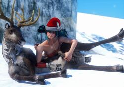 animal_penis cervine christmas handjob namco outdoors reindeer soul_calibur tira xelandis zoophilia