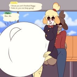 2025 absurd_res ambiguous_penetration animal_crossing anthro balls begging_not_to_stop belly belly_expansion big_balls big_belly blush blush_lines bodily_fluids bottomwear breasts brother_(lore) brother_and_sister_(lore) canid canine canis clothed clothed/nude clothed_sex clothing cloud cum cum_inside dialogue digby_(animal_crossing) dizzy domestic_dog duo excessive_cum excessive_genital_fluids expansion female fucked_silly genital_fluids genitals hi_res huge_belly hyper hyper_belly hyper_cum incest_(lore) inflation inflation isabelle_(animal_crossing) male male/female mammal max_draws metro motion_lines nintendo nude on_lap open_mouth penetration public public_sex public_transportation sex sibling_(lore) sister_(lore) sitting sitting_on_lap skirt speech_bubble spreading stealth_sex stomach_bulge text twins_(lore) window