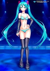1girls bbmbbf diamond_level female hatsune_miku palcomix solo vocaloid vocaloid_4