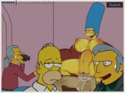 animated bald big_hair big_penis bouncing_breasts camera cheating cuckold cum cum_in_pussy cum_inside cum_on_penis cum_overflow cydlock excessive_cum fat_tony female filming homer_simpson huge_cock husband hyper_bimbo light-skinned_male looking_pleasured male marge_simpson milf netorare on_top pleasure_face pussy recording ridiculous_fit riding small_but_hung stomach_bulge stretched_pussy sweatdrop swinging_breasts the_simpsons thick_penis url vaginal_penetration wife x-31 yellow_skin