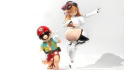 beach_outfit big_ass big_breasts idiotboxangel jello_rancher mario mario_(series) meggy_spletzer nsfw photoshoot sexy_outfit sexy_pose smg4 sunglasses thick_thighs
