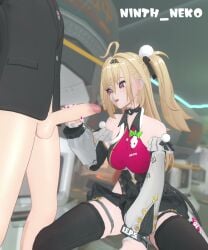 1boy 1girls 3d animated blonde_hair cissia_(zenless_zone_zero) clothing handjob hoyoverse indoors light-skinned_female light-skinned_male light_skin looking_at_penis mihoyo ninth_neko painted_nails penis purple_nails red_eyes room shorter_than_10_seconds snake snake_girl snake_tail sound tagme tail video zenless_zone_zero
