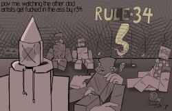 annoyed_expression artful_(die_of_death) civilian_(die_of_death) cube devesto die_of_death_(roblox) dizzy fear h4llx oc orchestraful_(die_of_death) passed_out roblox roblox_game robloxian rule_34 self_upload tagme taunt_(die_of_death) tentacle trembling