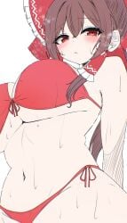 1girls bikini breasts female female_only mikan7f reimu_hakurei tagme touhou