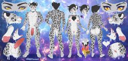 2019 abs anthro ass athletic balls big_breasts big_butt black_fur black_hair breasts chest_tuft claws erection eyeshadow fangs feline female firestorm_(firestorm3) fluffy fluffy_tail fur grey_fur hair hi_res humanoid_penis looking_at_viewer makeup male mammal mascara model_sheet multicolored_fur muscular nipples nude orange_eyes penis pink_nose pussy saber-toothed_cat smile solo sorafoxyteils standing straight teeth thick_thighs toes tuft voluptuous white_fur wide_hips