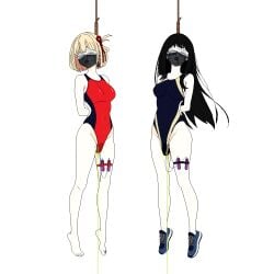 2girls 3girls arms_behind_back artist_upload asphyxiation bad_end blindfold blindfolded blue_one-piece_swimsuit blue_swimsuit bondage choysakanto cleave_gag clitoral_stimulation competition_swimsuit crying crying_female defeat defeated dildo dildo_in_pussy dildo_vibrator discoloration dying egg_vibrator execution execution_(group) extreme_content female_death final_moments_together gag gagged gallows guro hanged hanging highleg_one-piece_swimsuit hot imminent_death incontinence inoue_takina lycoris_recoil mission_failed ms_paint multiple_vibrators murder nishikigi_chisato noose one-piece_swimsuit orgasm over_the_mouth_gag over_the_nose_gag pee_stain pee_stream peeing perfect_body perfect_legs pussy red_one-piece_swimsuit red_swimsuit rework rope rope_around_neck saliva saliva_drip saliva_trail self_upload sex_toy sex_toy_in_pussy sex_toy_in_vagina sex_toy_insertion sex_toys sexy sexy_punishment snuff struggling swimsuit tears thigh_gap tight_fit urinating_female urination urine urine_soaked urine_stream vagina vaginal_stimulation vibrator visible_pussy wtf wtf_is_this