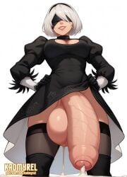 yorha 2b from nier: automata by kadmyrel