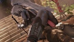 1boy 1girls 3d animated areolae armored_boots armored_gloves ass breasts dark-skinned_female dark_elf_blader dark_skin dungeons_and_dragons elf elf_ears elf_girl femdom gloves high_heel_boots interracial interspecies kaminakirei leotard lizard lizard_humanoid lizardman mask nipples penetration penis restrained riding riding_penis scalie sex short_video shorter_than_30_seconds snake source_filmmaker tagme tail vagina vaginal_insertion vaginal_penetration vaginal_sex video