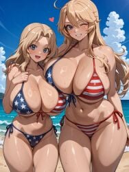 iowa (kantai collection) from girls und panzer