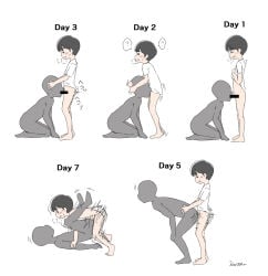 age_difference age_difference_couple age_gap ambiguous/male ambiguous_gender ambiguous_penetration anal anal_sex anon anonymous_female anonymous_male blowjob boy cute_male fellatio gay gay_sex hugging_head little_brother mating_press missionary_anal missionary_position multiple_poses multiple_views original_character penetration_from_behind pushing_head pushing_head_towards_fellatio smaller_male straight vaginal yaoi young young_boy younger_male younger_penetrating_older