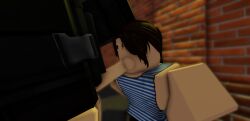 1boy 1girl1boy 1girls amateur amateur_artist black_eyes blowjob eastern_european hand_on_head hands_tied hands_tied_behind_back military military_uniform oral oral_sex rape raped_by_enemy roblox robloxian self_upload slavic slavic_girl