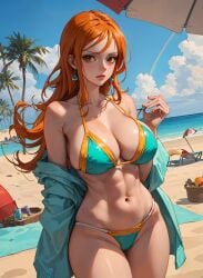 ai_generated female female_only lewdwaifulaifu nami_(one_piece) one_piece