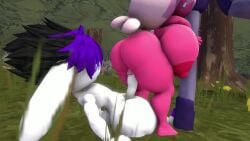 3d 3d_(artwork) anthro anthro_penetrated big_ass big_breasts furry ironhawk nintendo plap pokémon_(species) pokemon pokemon_(species) reverse_cowgirl_position scorbunny tagme tinkaton video