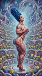 1girls abs actress ai ai_generated ai_slop ambiguous ambiguous_gender amphitheater antennae ass beard beehive_hairdo big_hair black_eyes blue_hair breasts brooke_shields celebrity closed_eyes covering_own_breasts crowd curly_hair effectively_nude enercell exhibitionism eyeshadow facial_hair fangs female gawking hands_on_own_breasts heels high_heels huge_ass large_breasts legs light-skinned_female lipstick long_neck marge_simpson monster multiple_monsters muscular muscular_female nail_polish necklace neutral_expression nude_ambiguous open_mouth partially_clothed_female pearl_necklace podium real_person red_lipstick red_nail_polish shower silver_eyeshadow sitting standing surreal teeth_showing the_simpsons updo vascular voluptuous voluptuous_female voyeurism wet_body wet_skin white_female yellow_skin