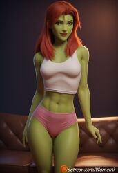 ai_generated busty dc_comics dc_extended_universe dc_super_hero_girls miss_martian miss_martian_(dcau) superheroine young_justice