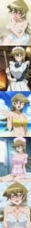 1girls alexis_rhodes asuka_tenjoin big_breasts female long_hair long_image nurse_uniform swimsuit tenjouin_asuka yu-gi-oh! yu-gi-oh!_arc-v yu-gi-oh!_gx