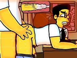 20th_century_fox 20th_century_studios angry angry_face arms_on_table black_hair cum cum_in_ass cum_inside doggy_style drooling enemies_to_lovers fat fat_man frank_grimes gay gay_sex glasses grabbing_ass homer_simpson looking_at_viewer neillol office office_sex precum precum_on_penis pubic_hair self_upload sex standing standing_sex sweat sweating table the_simpsons thrusting thrusting_into_ass tie twitching veiny_penis what white_shirt x-ray yaoi yellow_skin