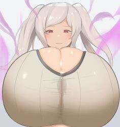 1girls alternate_breast_size big_breasts breasts camisole cleavage cum cum_between_breasts cum_on_breasts cum_stain cum_under_clothes engulfing_paizuri excessive_boob_flesh fire_emblem fire_emblem_awakening gigantic_breasts grima_(fire_emblem) huge_breasts hyper_breasts large_breasts m_dairy nintendo paizuri paizuri_lead_by_female paizuri_on_lap purple_aura red_eyes robin_(fire_emblem) robin_(fire_emblem)_(female) straight