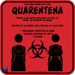 2024 background before_and_after big_breasts biohazard biohazard_symbol breast_expansion casualnsfw colored covered_nipples dialogue edit faceless_female large_breasts minimalist minimalist_background monochrome nipples photoshop pictogram portuguese portuguese_dialogue portuguese_text public_domain quarantine scientific sign solo_female straight virus warning_sign warning_sign_person watermark