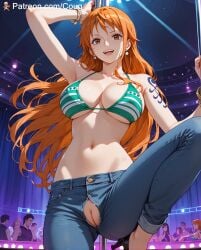 1girls ai_assisted ai_generated big_breasts coug cougwe nami one_piece red_hair stable_diffusion