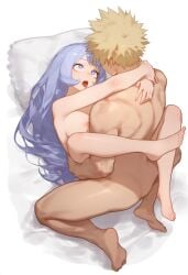 1boy 1boy1girl 1girl1boy 1girls ai_generated artist_name artist_request blonde_hair blonde_hair blonde_hair_male blonde_male blue_eyes blue_hair blue_hair_female dominant_male female katsuki_bakugou muscular muscular_male my_hero_academia nejire_hado red_eyes romantic romantic_ambiance romantic_couple sex submissive_female u.a._school_uniform vagina vaginal_penetration vaginal_sex