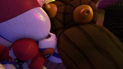 3d animatronic baby_(fnafsl) big_breasts breasts circus_baby circus_baby_(fnaf) duo female five_nights_at_freddy's hi_res humanoid jack_o_pumpkin_(fnaf) machine nipples pussy robot sex sexbot_circus_baby sister_location tribadism unknown_artist video_games yuri